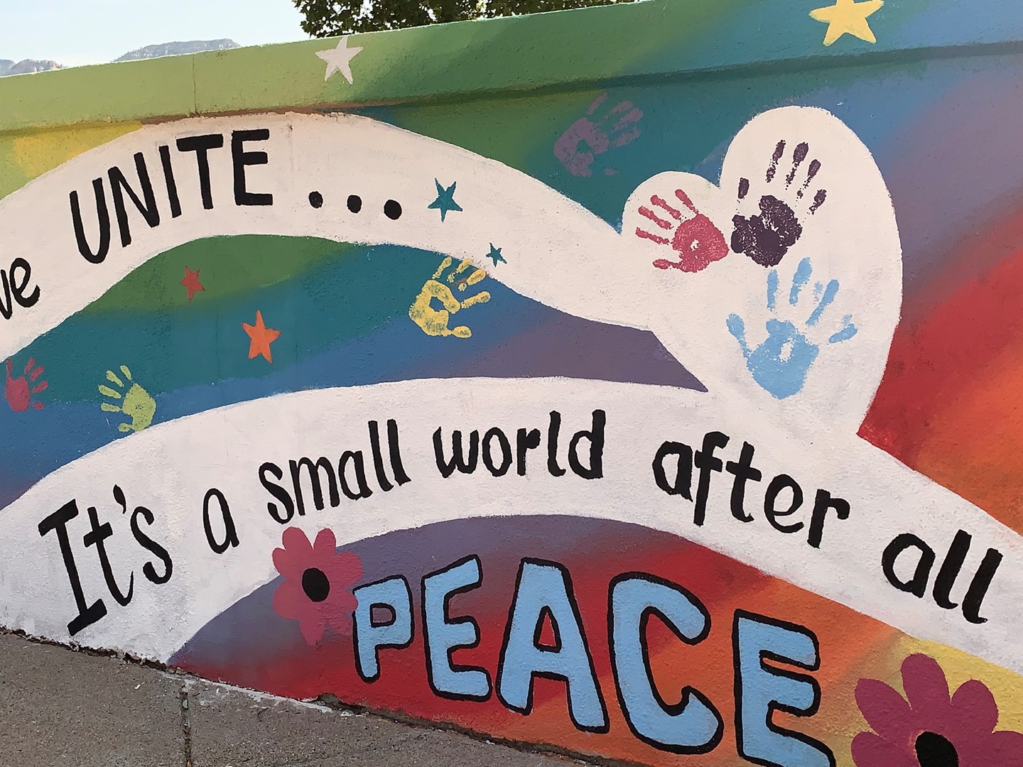 Peace mural